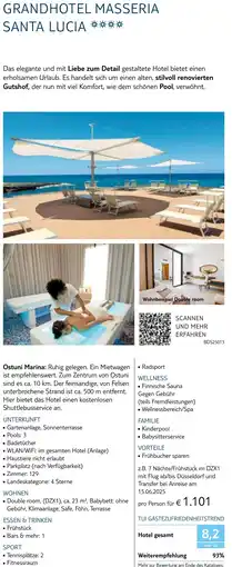 TUI Grandhotel masseria santa lucia Angebot