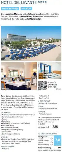 TUI Hotel del levante Angebot
