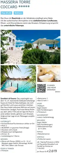 TUI Masseria torre coccaro Angebot