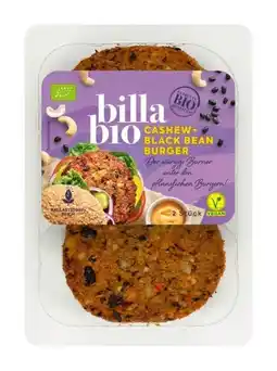 Billa Billa Bio Cashew Black Bean Burger Angebot
