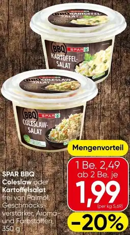 Spar Spar bbq coleslaw oder kartoffelsalat Angebot