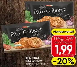 Spar Spar bbq pita grillbrot tiefgekühlt, Angebot
