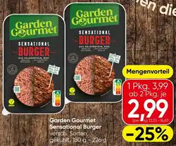 Spar Garden Gourmet Sensational Burger Angebot