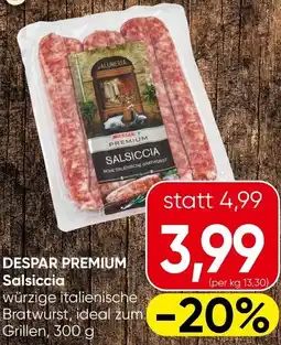 Spar Despar premium salsiccia Angebot