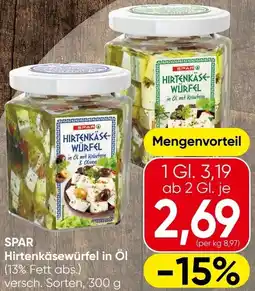 Spar Spar Hirtenkäsewürfel in Öl Angebot