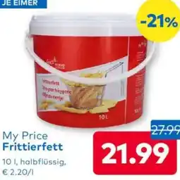 T&G My Price Frittierfett Angebot