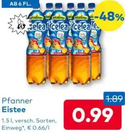 T&G Pfanner Eistee Angebot