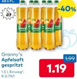 T&G Granny's Apfelsaft gespritzt Angebot