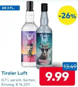 T&G Tiroler Luft Angebot