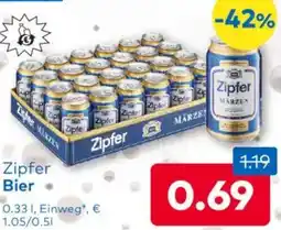 T&G Zipfer Bier Angebot