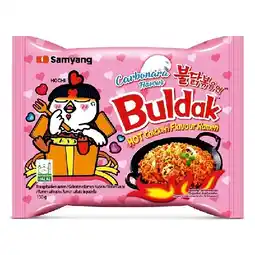 Hofer Buldak Instant Nudeln Carbonara oder Hot Chicken HOFER Angebot