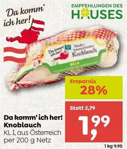 ADEG Da komm'ich her Knoblauch Angebot