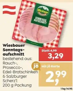 ADEG Wiesbauer Sonntags- aufschnitt Angebot