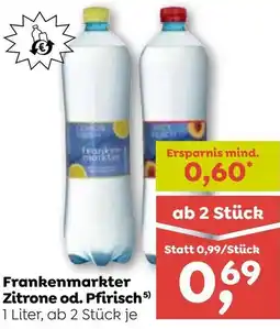 ADEG Frankenmarkter Zitrone od Pfirisch 5 Angebot