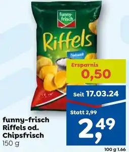 ADEG funny-frisch Riffels od Chipsfrisch Angebot