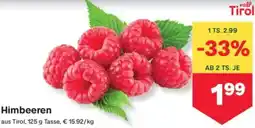 MPreis Himbeeren Angebot