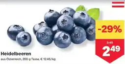 MPreis Heidelbeeren Angebot
