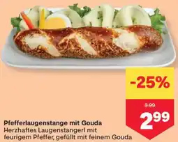 MPreis Pfefferlaugenstange mit Gouda Angebot
