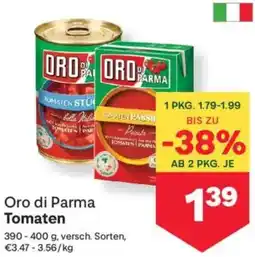 MPreis Oro di Parma Tomaten Angebot
