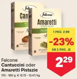 MPreis Falcone Cantuccini oder Amaretti Pistazie Angebot