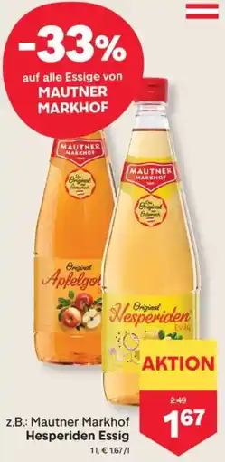 MPreis Mautner Markhof Hesperiden Essig Angebot