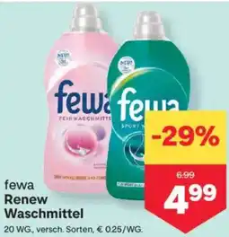 MPreis fewa Renew Waschmittel Angebot