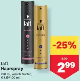 MPreis taft Haarspray Angebot
