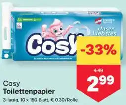 MPreis Cosy Toilettenpapier Angebot