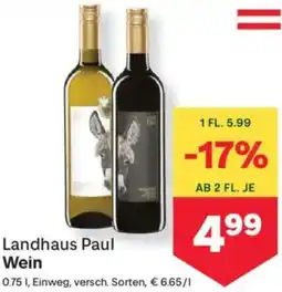 MPreis Landhaus Paul Wein Angebot
