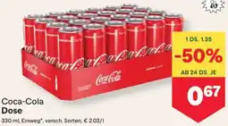 MPreis Coca-Cola Dose Angebot