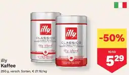 MPreis illy Kaffee Angebot