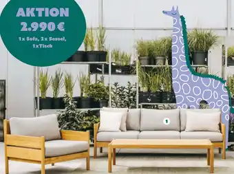 Casa 1x Sofa, 2x Sessel, 1xTisch Angebot