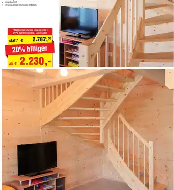 Josef Steiner Holzwangentreppe Forsthof Angebot