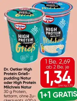 Spar Dr. Oetker High Protein Pudding Angebot