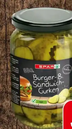Spar Spar Burger-Sandwichgurken BBQ Angebot