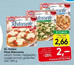Spar Dr. Oetker Ristorante Pizza Angebot