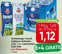 Spar Schärdinger Formil H-Vollmilch Angebot
