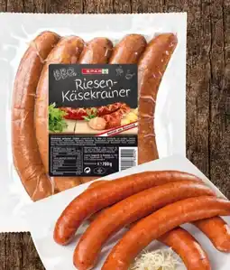 Spar Spar Riesen Käsekrainer BBQ Angebot
