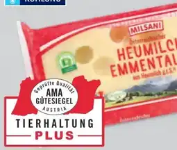 Hofer Milsani Heumilch Emmentaler Angebot