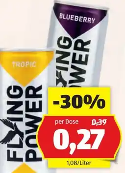 Hofer Flying Power Tropic Energy Drink Angebot