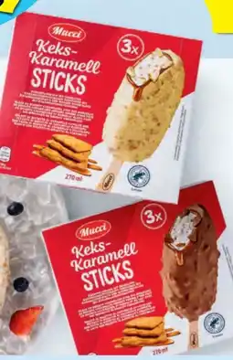 Hofer Mucci Keks-Karamell Stieleis Angebot