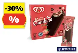 Hofer ESKIMO Erdbeer Combino, 6 x 75 ml Angebot