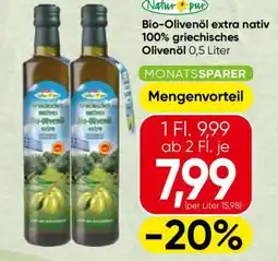 Spar Bio-Olivenöl extra nativ 100% griechisches Olivenöl Angebot