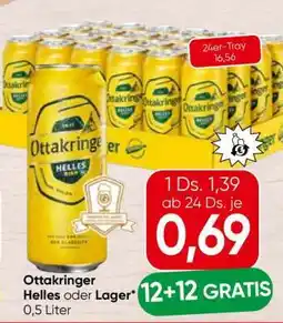 Spar Ottakringer Helles oder Lager Angebot