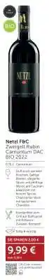 Interspar Netzl F&C Zweigelt Rubin Carnuntum DAC BIO 2022 Angebot