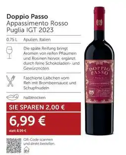 Interspar Doppio Passo Appassimento Rosso Puglia IGT 2023 Angebot