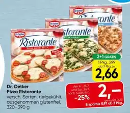 Spar Dr. Oetker Pizza Ristorante Angebot