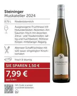Interspar Steininger Muskateller 2024 Angebot