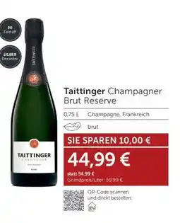 Interspar Taittinger Champagner Brut Réserve Angebot