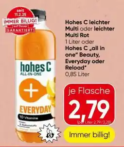 Spar Hohes C leichter Multi oder leichter Multi Rot Angebot